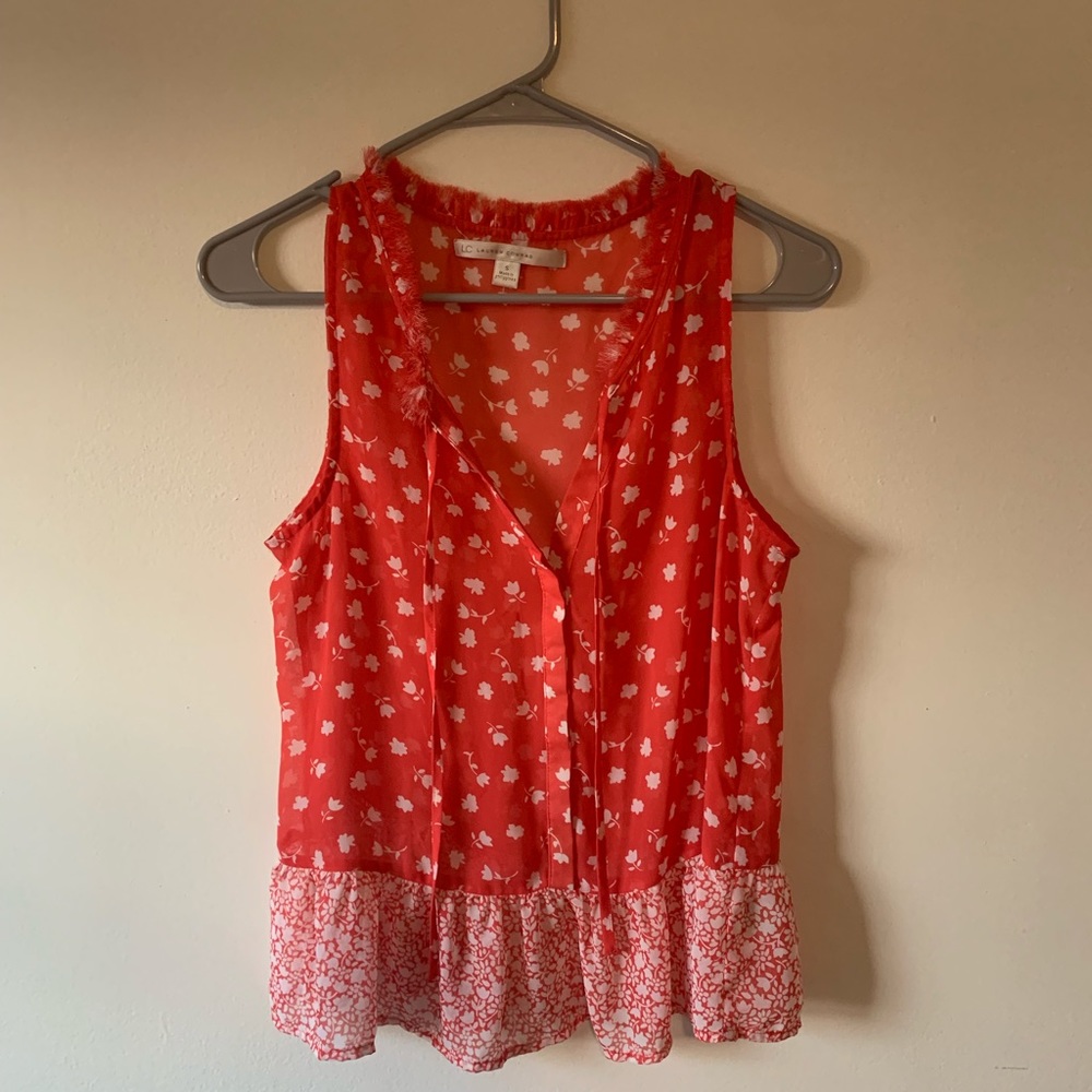 Floral tank top